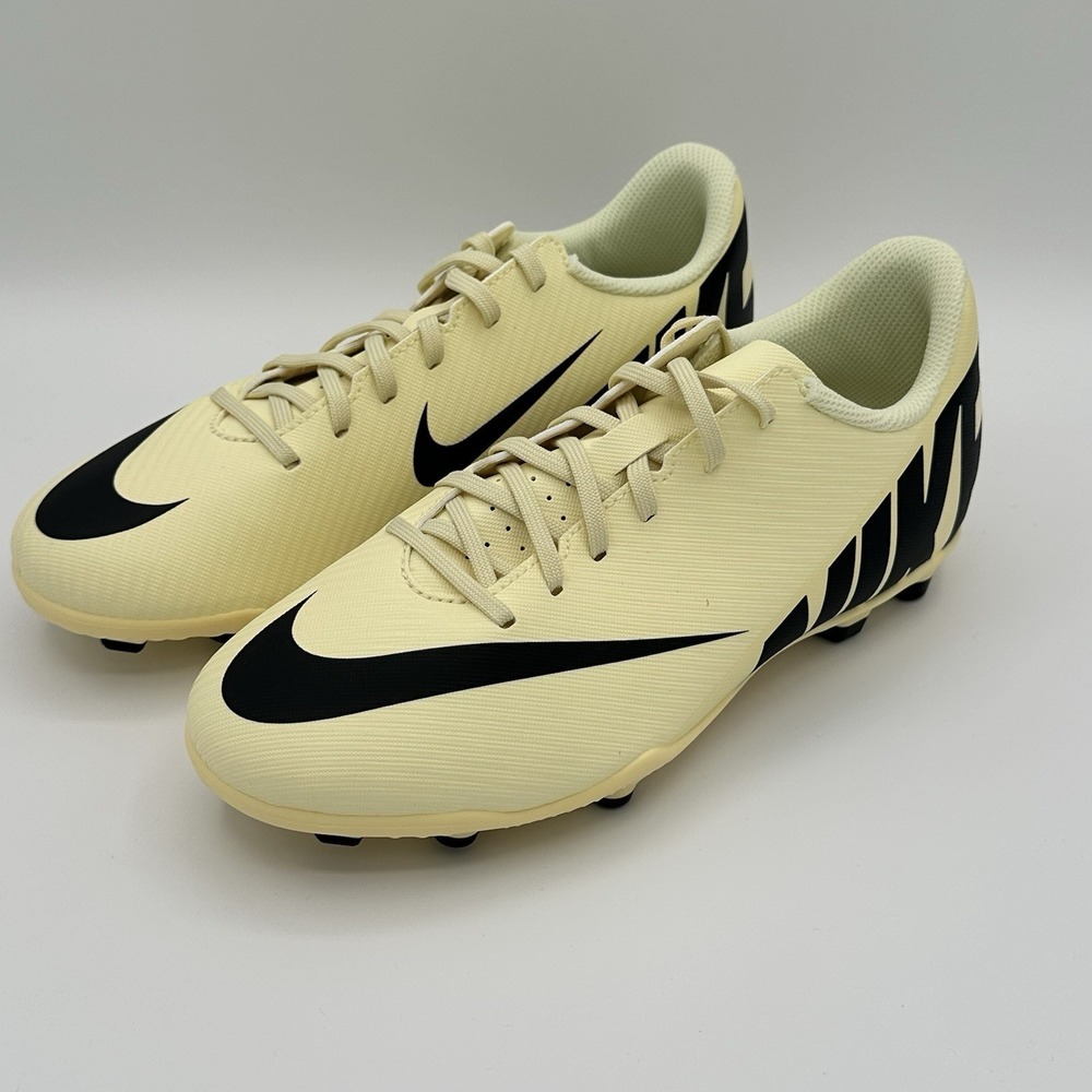 Nike Mercurial Zoom Vapor 15 Club FG Lemonade Cleats DJ5958-700 Youth Sz 5.5/ 7W